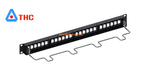 Patch Panel commscope Cat6Thanh đấu nối, UTP, DDM, 24 cổng, 1U, rỗng, thẳng, P/N 760237040